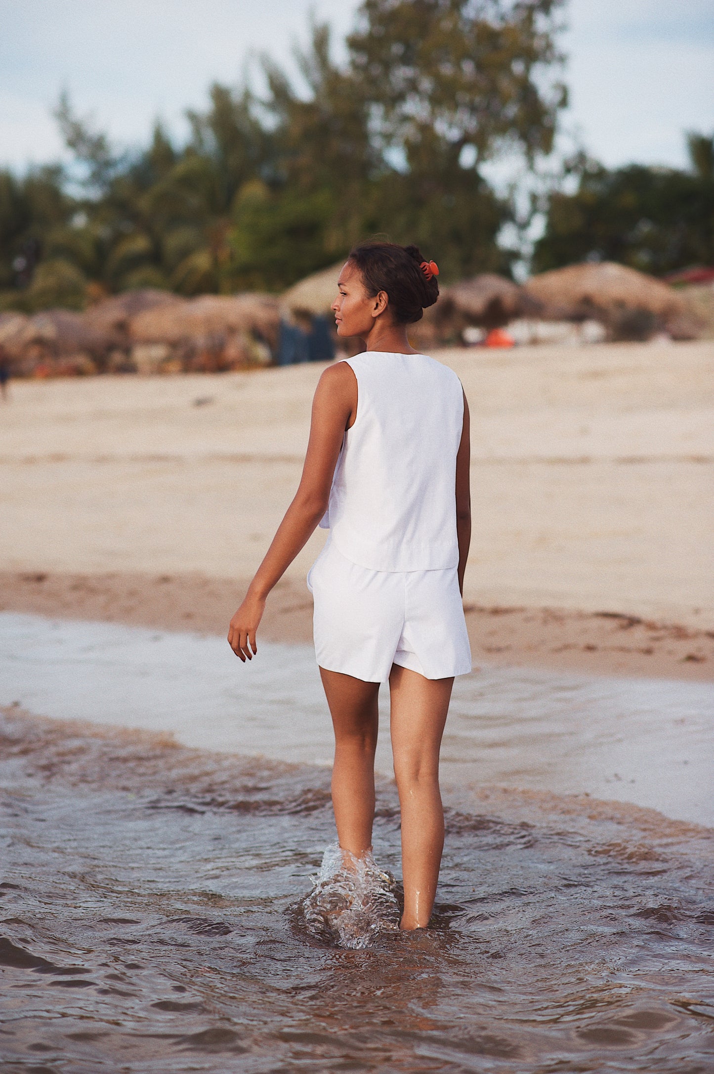 Short Cyril lin blanc