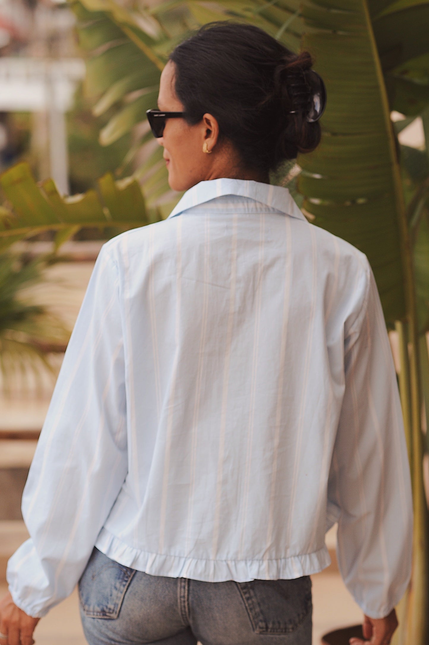 Chemise Calvi rayé bleu