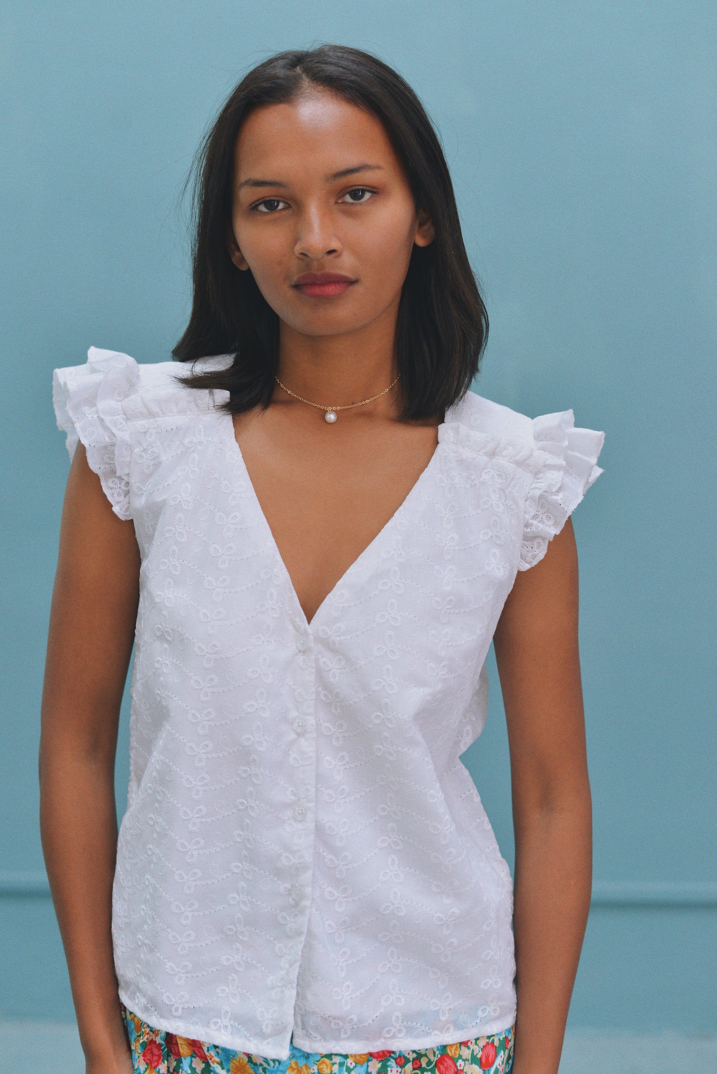 Blouse Constance broderie anglaise