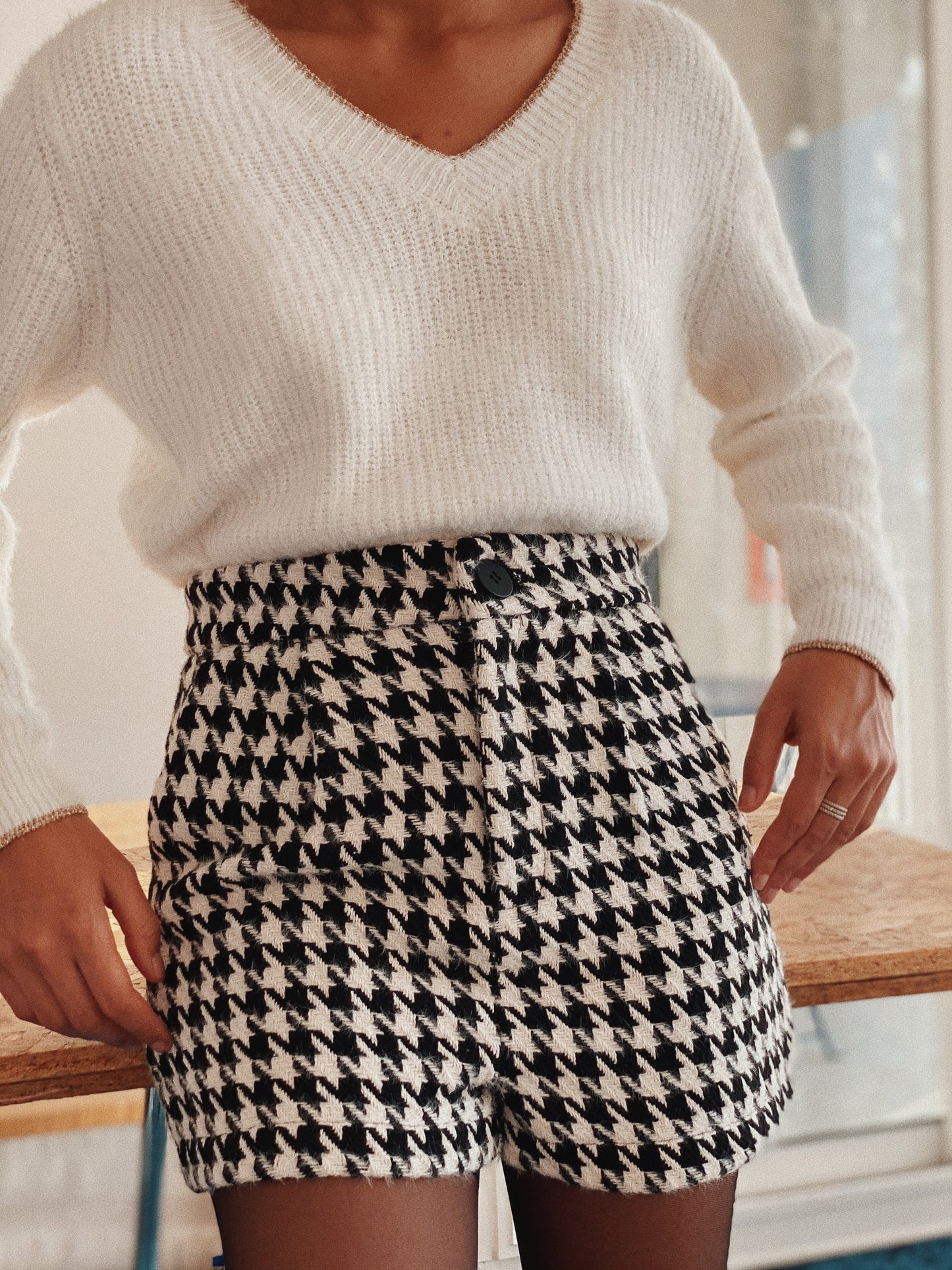 Short Carrie en laine